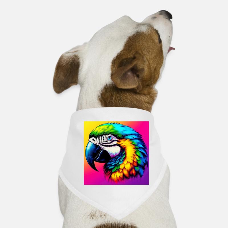 perroquet Bandana pour chien