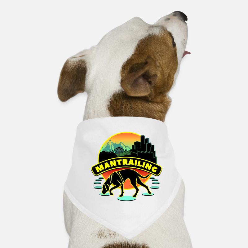 Mantrailing Retro Hunde-Bandana