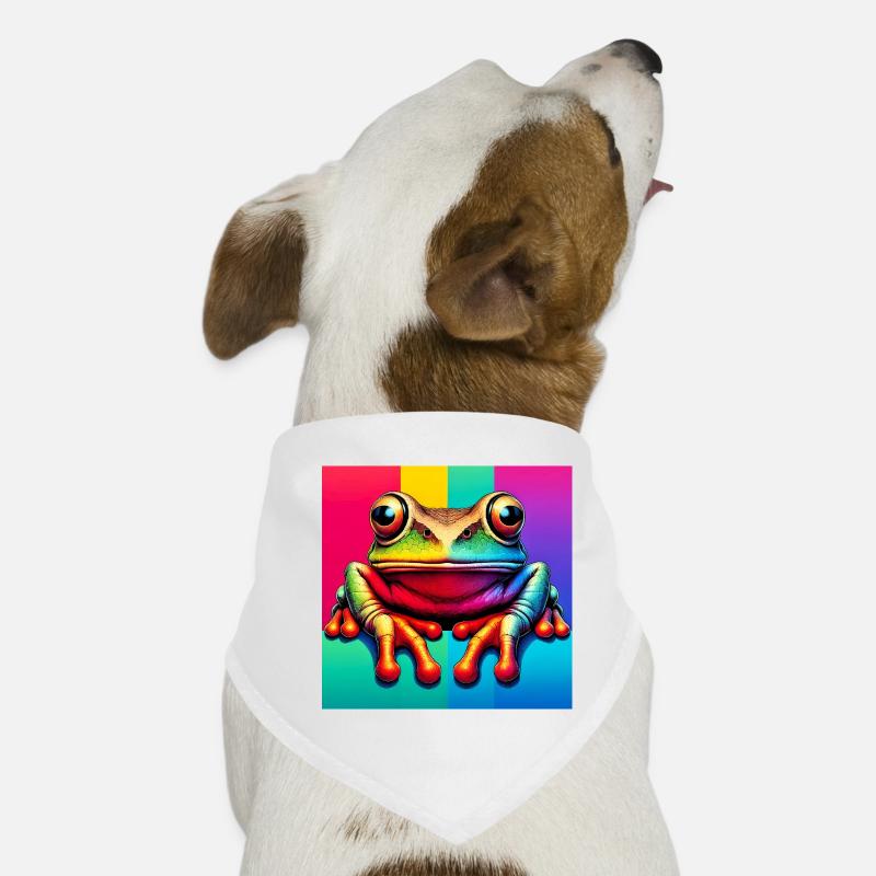 Frosch Hunde-Bandana