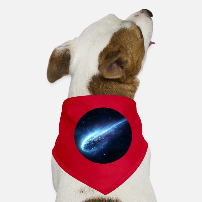 Astronomie Comète Spatiale Queue en Ligne Bandana pour chien