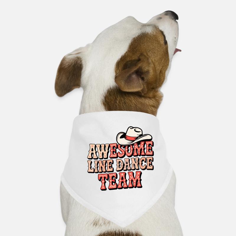 Awesome Line Dance Team Hunde-Bandana