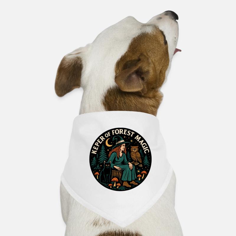 Forest Spell Forest Witch Patch Dog Bandana