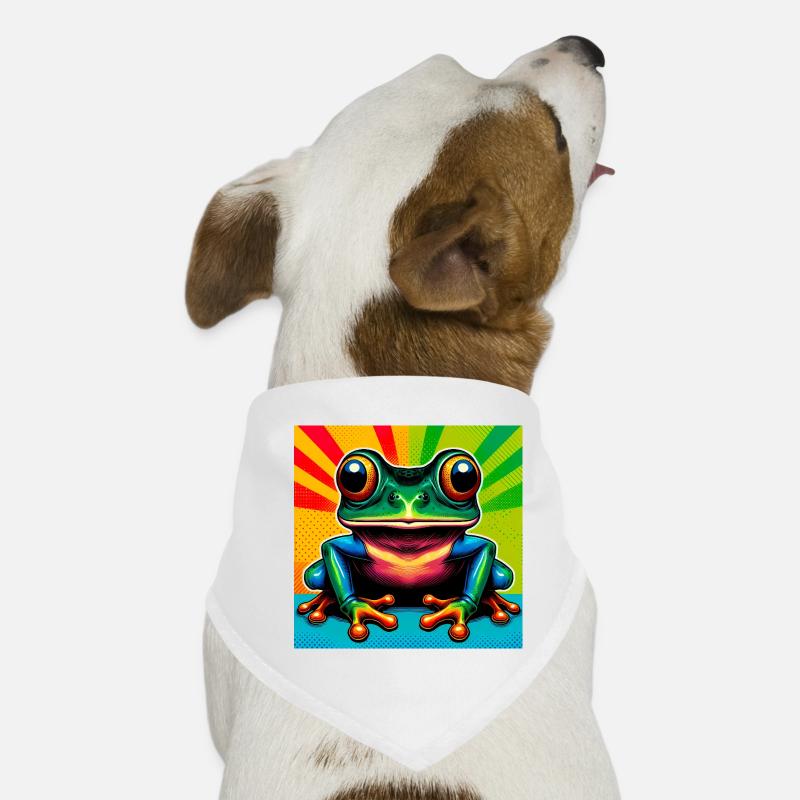 Frosch Hunde-Bandana