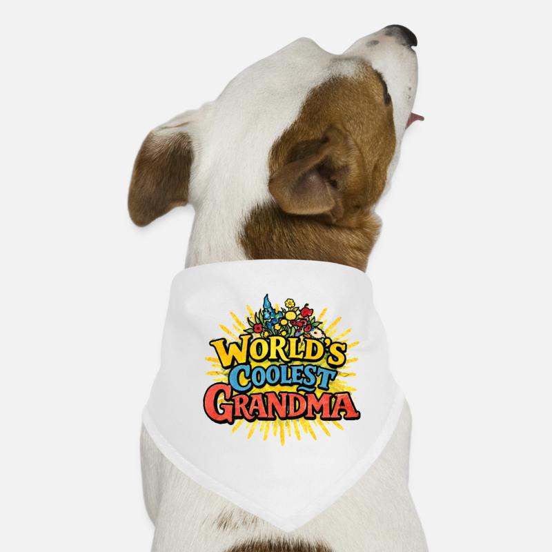La grand-mère la plus cool du monde Bandana pour chien