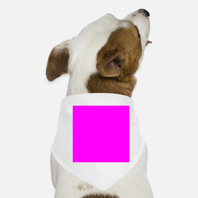 Quadrat pink Hunde-Bandana