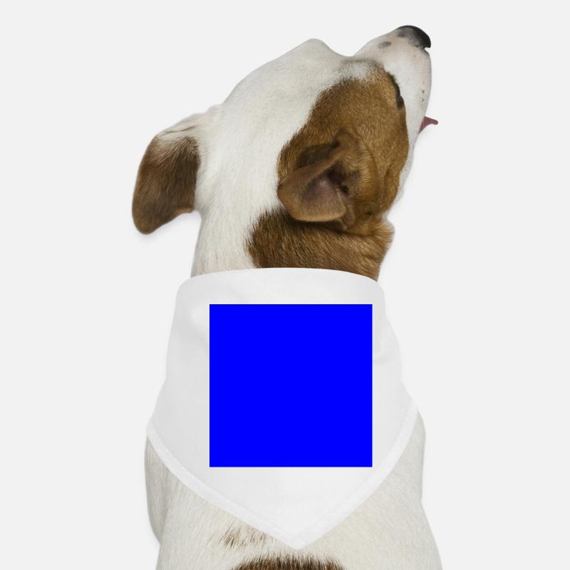 bleu carré Bandana pour chien