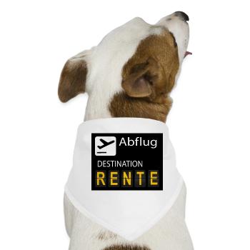 RENTE - Hunde-Bandana - Weiß - Vorne