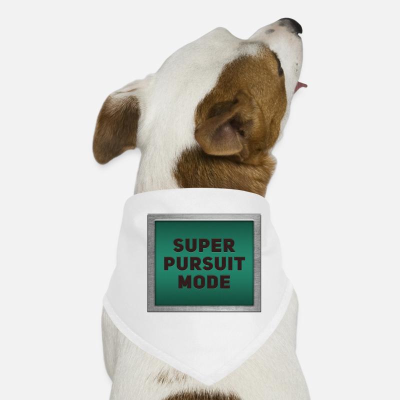 Super Pursuit Mode - Hunde-Bandana - Weiß