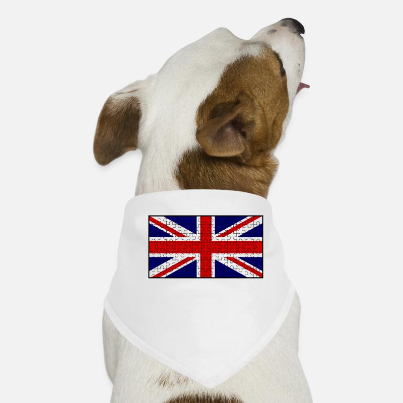 Puzzle Union Jack Flag Bandana pour chien