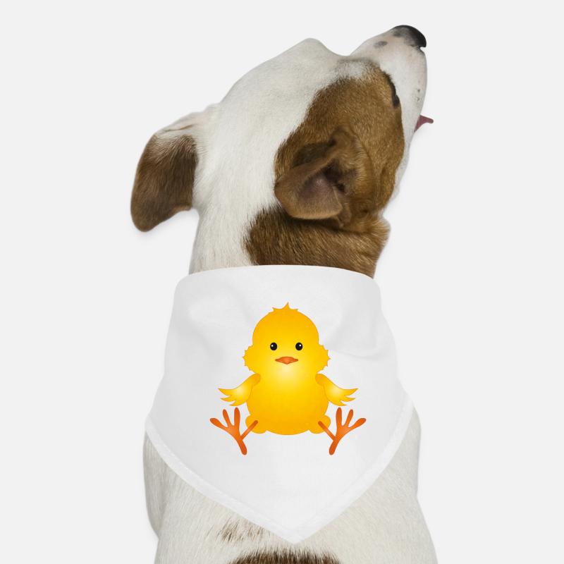 freshly hatched cute fluffy chick Dog Bandana