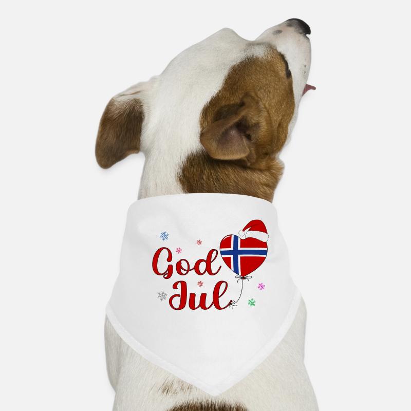 Dieu Jul Norge Bandana pour chien