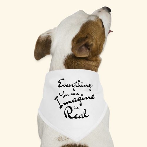 Imaginar es real - Pañuelo bandana para perro