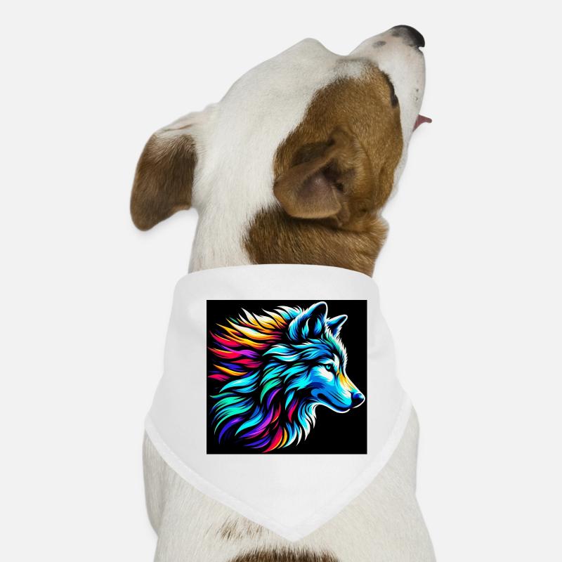 Wolf Hunde-Bandana