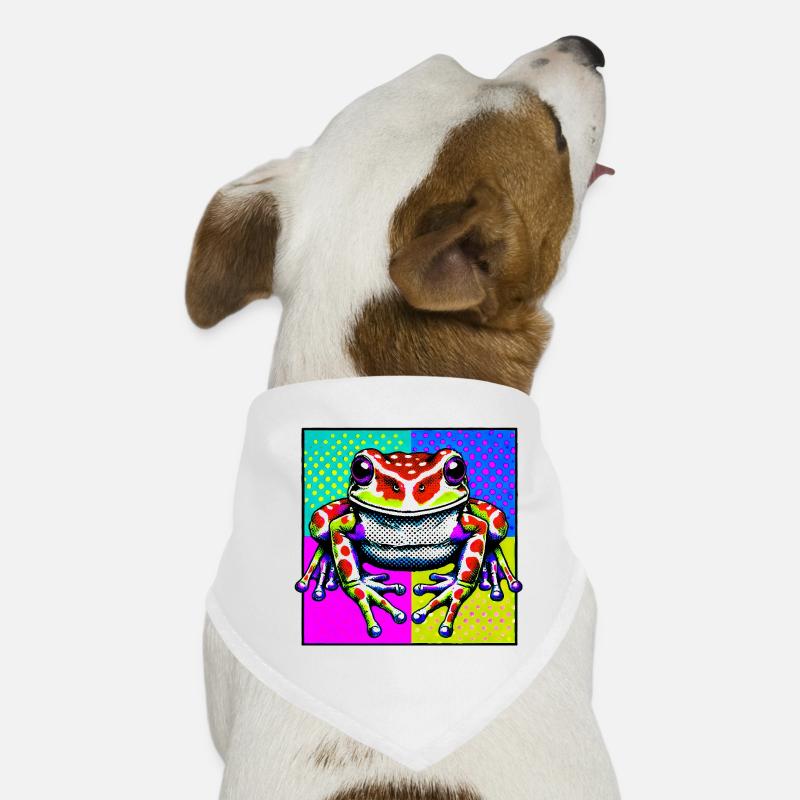 Frosch Hunde-Bandana