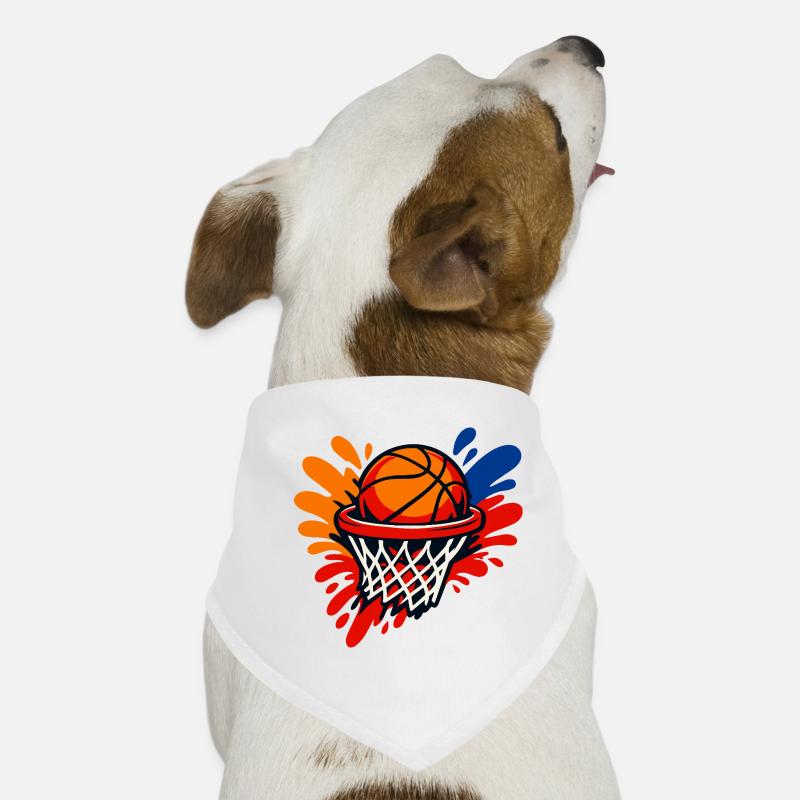 Éclaboussure du panier de basket Bandana pour chien