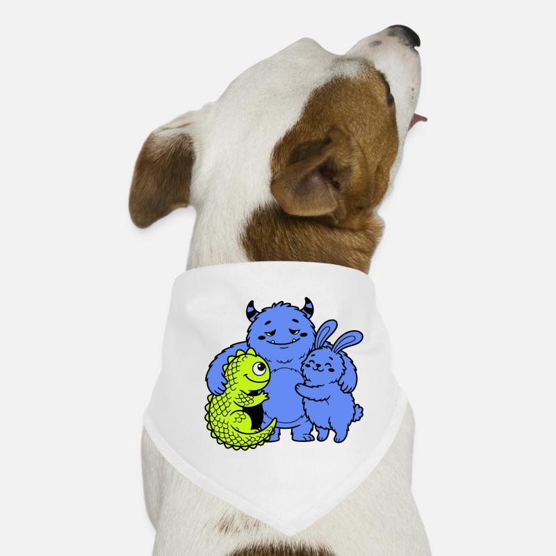 cute monsters Dog Bandana