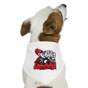 Specht - Hunde-Bandana - Weiß - Vorne