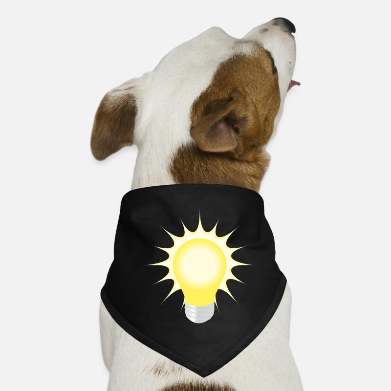 light bulb Dog Bandana