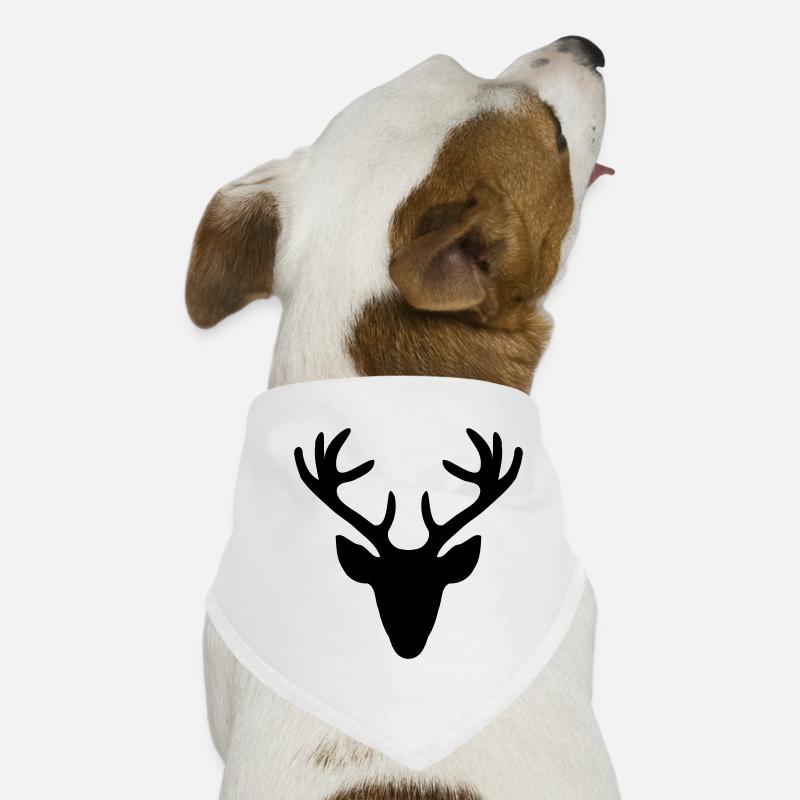 Deer reindeer deer reindeer head elk Dog Bandana