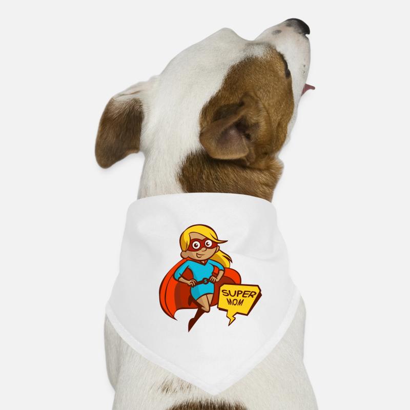 SUPER MAMAN Bandana pour chien