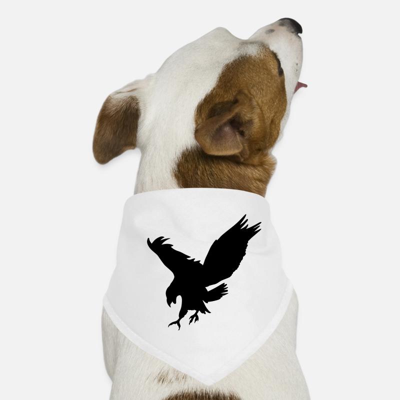 Rabe Tier Idee Geschenk Schnabel Krallen Vogel Hunde-Bandana