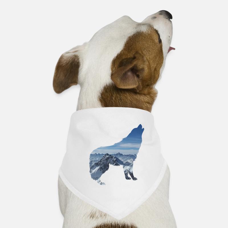 WOLF Motiv Design Geschenkidee Geburtstag Style Hunde-Bandana