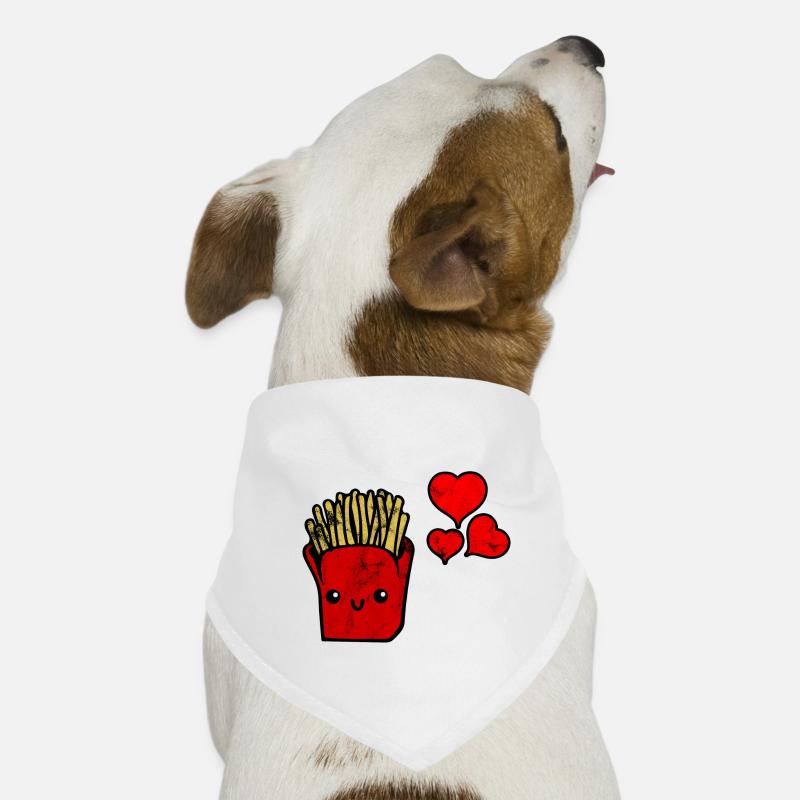 L'amour de la patate douce délavées idée cadeau Bandana pour chien