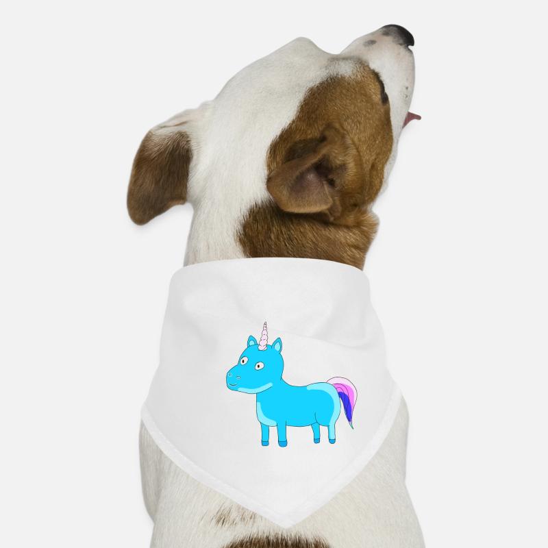 Licorne licorne Himmelblau queue idée cadeau Bandana pour chien