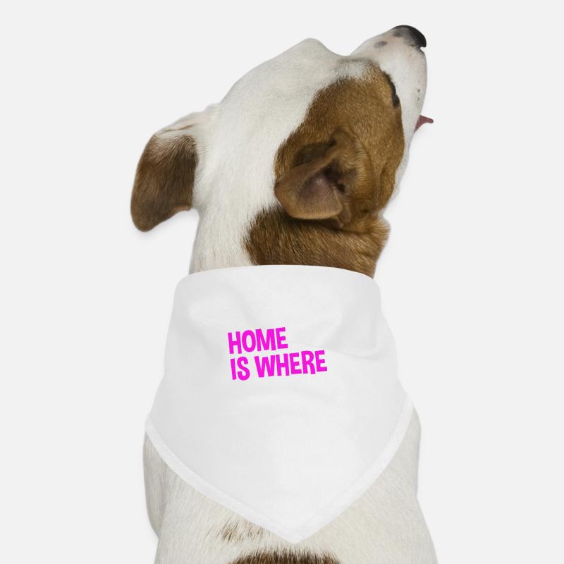 La maison est où mon chat est-cadeau d'amant de chat Bandana pour chien