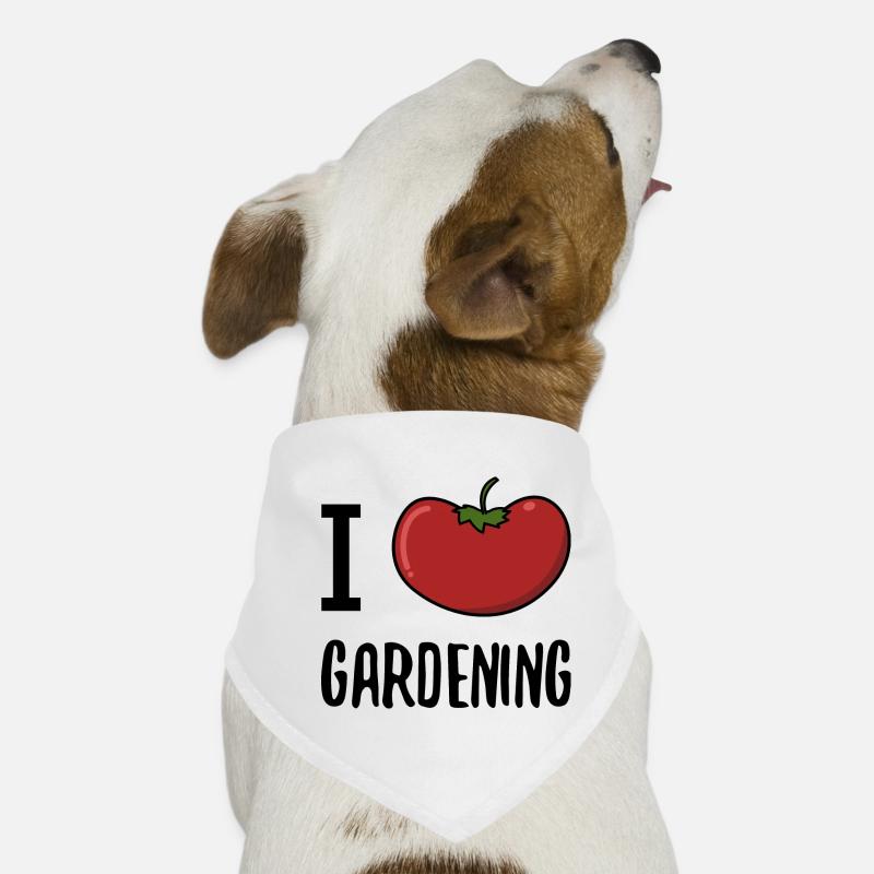 Gärtner gärtnern ich liebe Geschenk Tomate Garten Hunde-Bandana