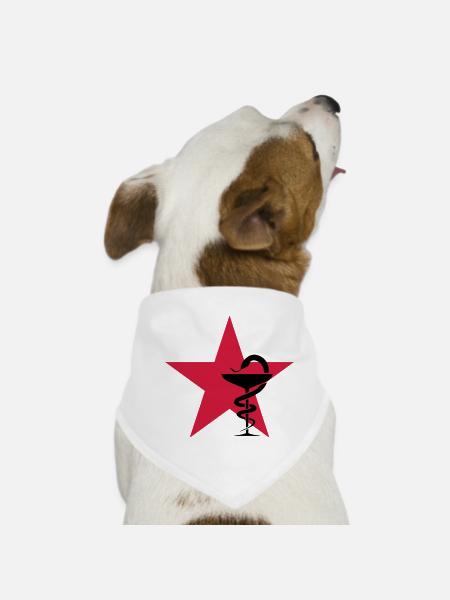 Pharmacy / Apotheke / Pharmacie - Dog Bandana - white - Front