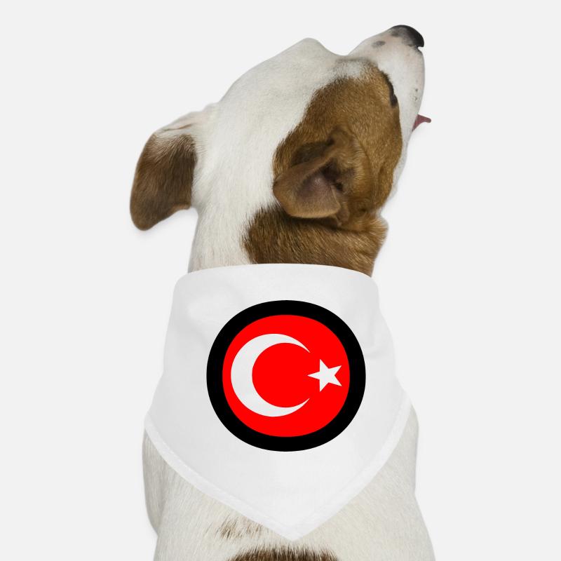Drapeau turc Bandana pour chien