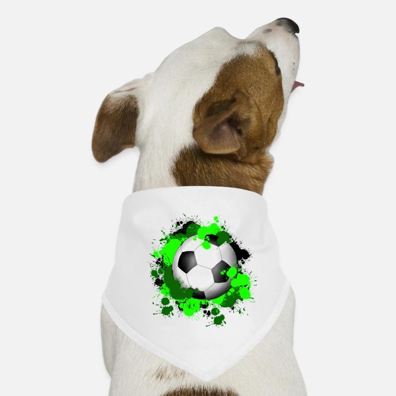 Fußball Klecks Hunde-Bandana