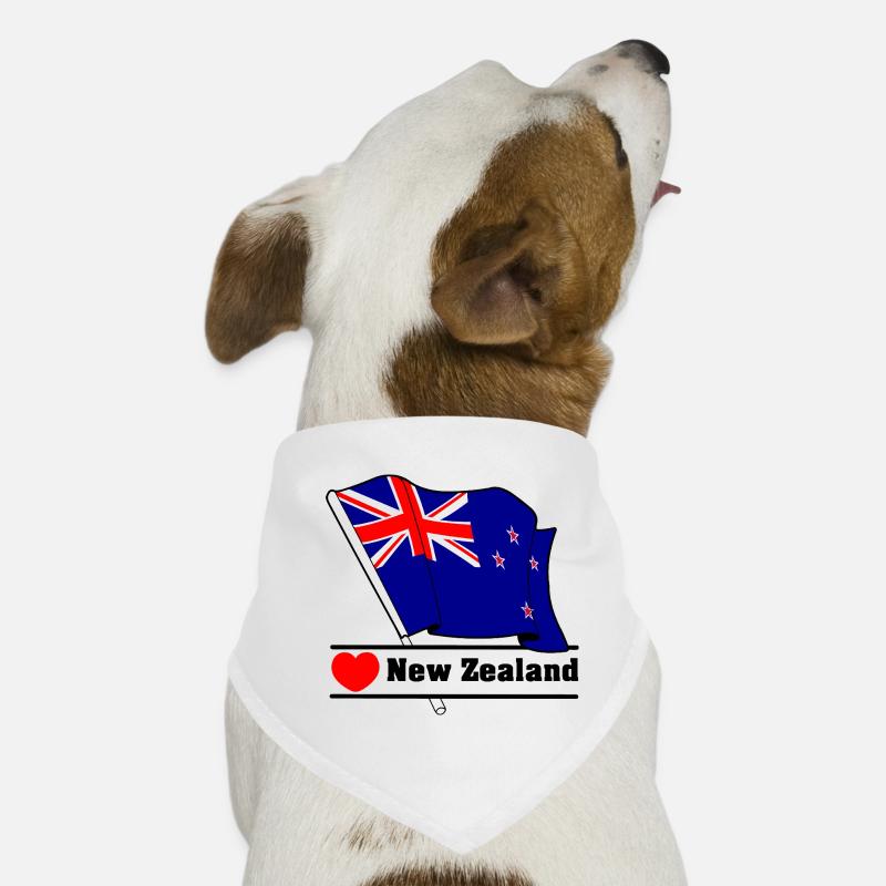 Cœur de Nouvelle-Zélande Bandana pour chien