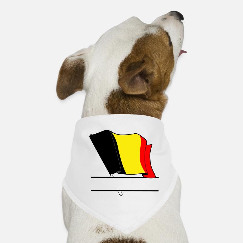 Belgium Flag – Namespace Dog Bandana