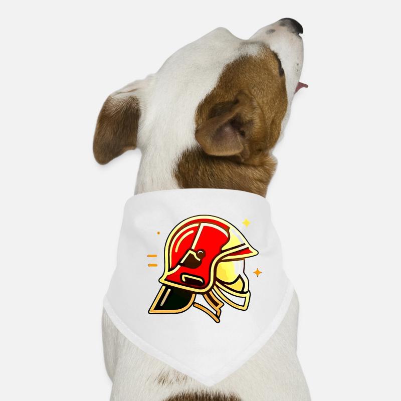 Firefighter helmet Dog Bandana