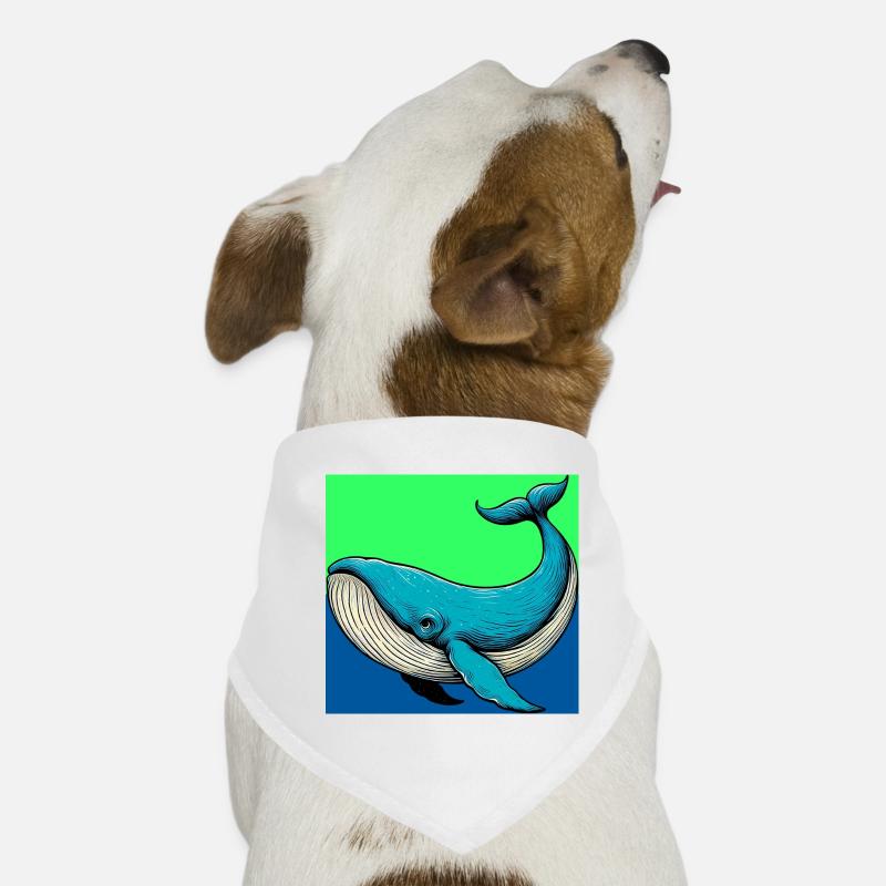 baleine Bandana pour chien