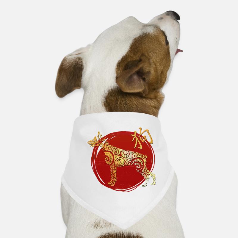 Horoscope du zodiaque chinois pour chiens Bandana pour chien