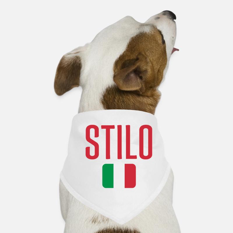 Stilo Italy Flag Emblem Dog Bandana