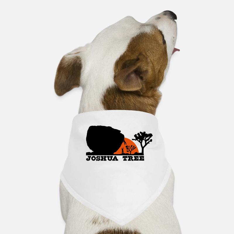 Joshua Tree - Hunde-Bandana - Weiß