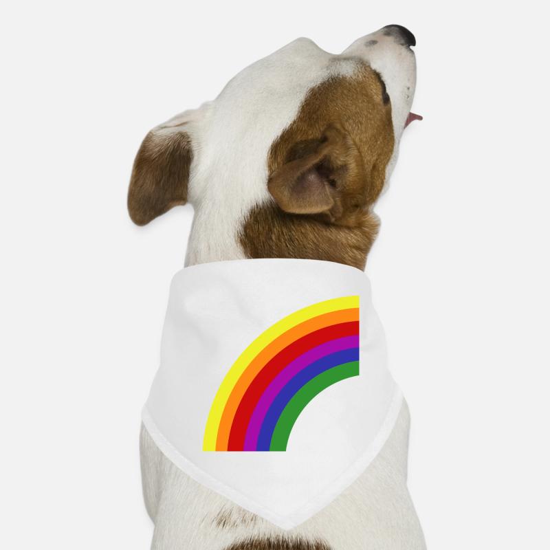 Rainbow Hunde-Bandana