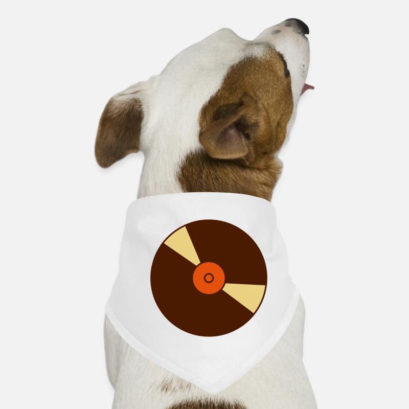 Retro Vinyl Record Vinyl Gift Dog Bandana