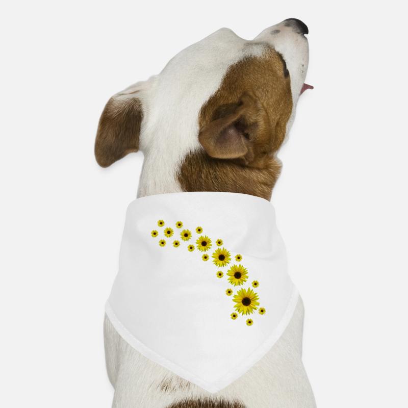 Tournesol, Tournesol, Fleurs Bandana pour chien