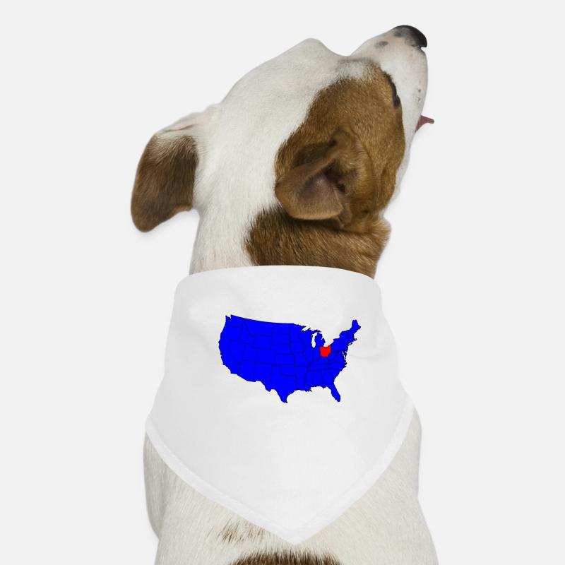 État de l'Ohio Bandana pour chien