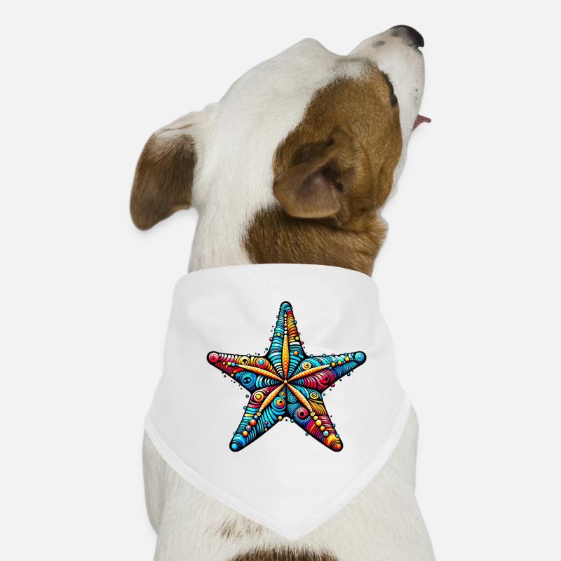 Seestern Hunde-Bandana