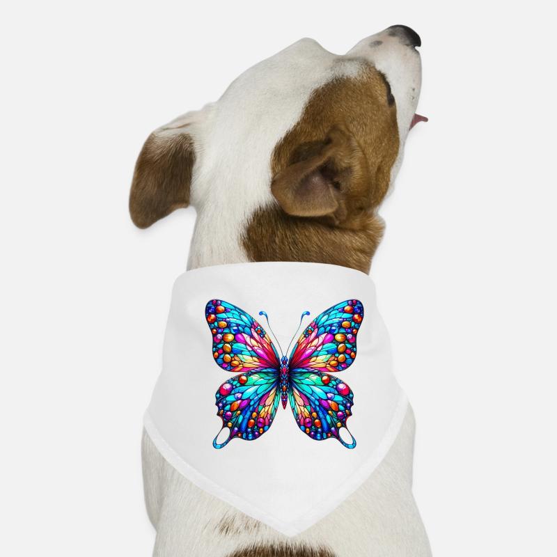 Schmetterling Hunde-Bandana