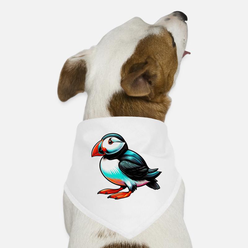 Macareux Bandana pour chien