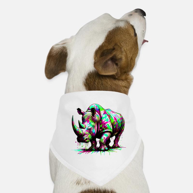 Nashorn Hunde-Bandana