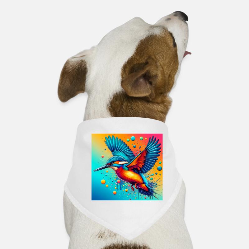 martin-pêcheur Bandana pour chien
