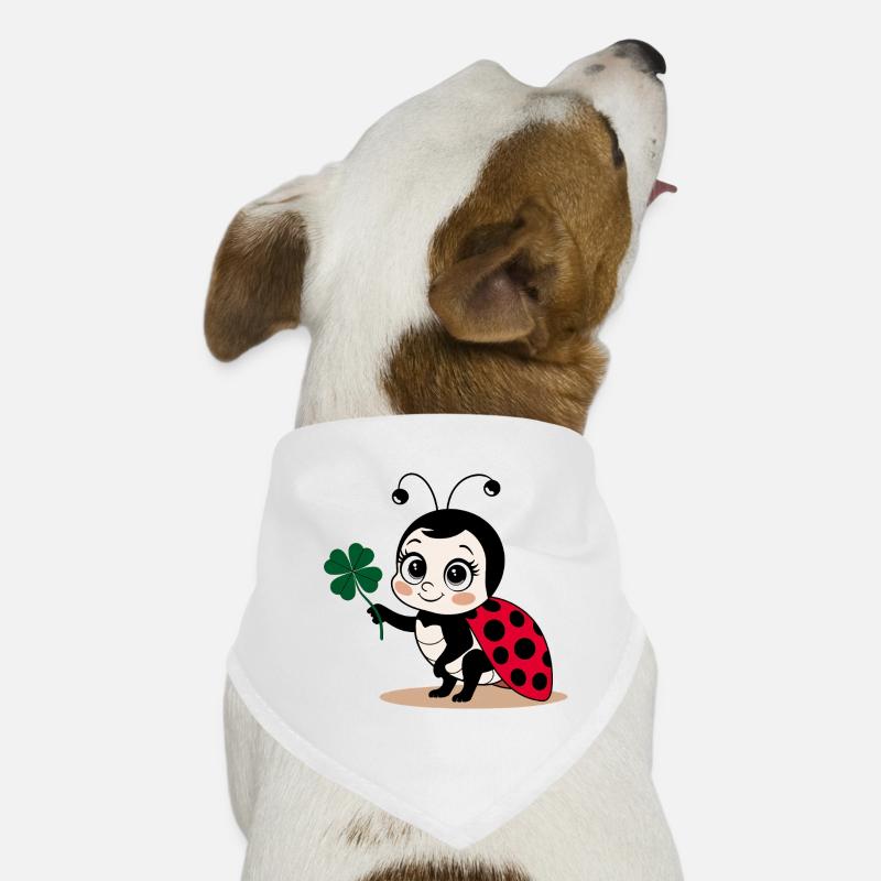 Ladybug Clover Lucky Charm Lucky Symbol Dog Bandana